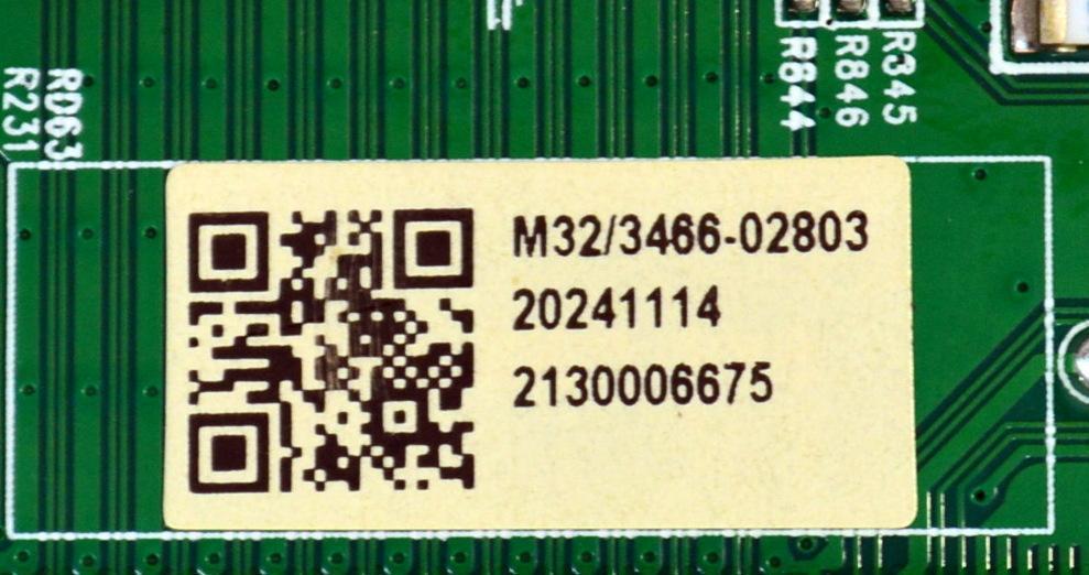 T-CON ORIGINAL PARA TV ONN / NUMERO DE PARTE 513C75A0M32 / TV75A0-ZC26-01(C) / M32/3466-02803 / 2130006675 / 303C75A0233 / PANEL JR645R3HD1K / DISPLAY JR645R3HD1K / MODELO 100012587 65" - Imagen 2