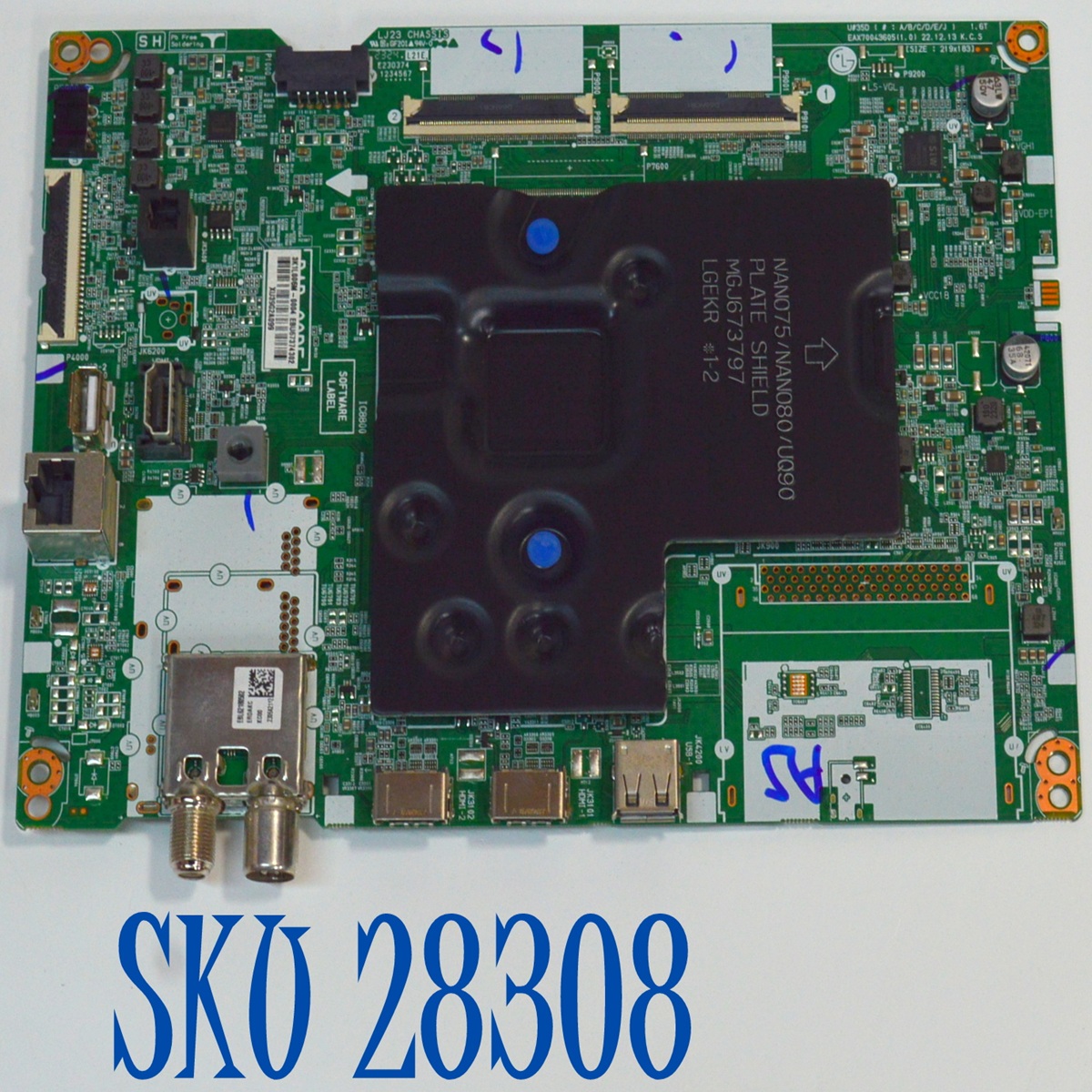MAIN ORIGINAL PARA TV LG / NUMERO DE PARTE EBU67374302 / EAX70043605 / EAX70043605(1.0) / 67374302 / PANEL NC500TQG-VXKP1 / MODELO 50NANO77SRA / 50NANO77SRA.BWMJLJM