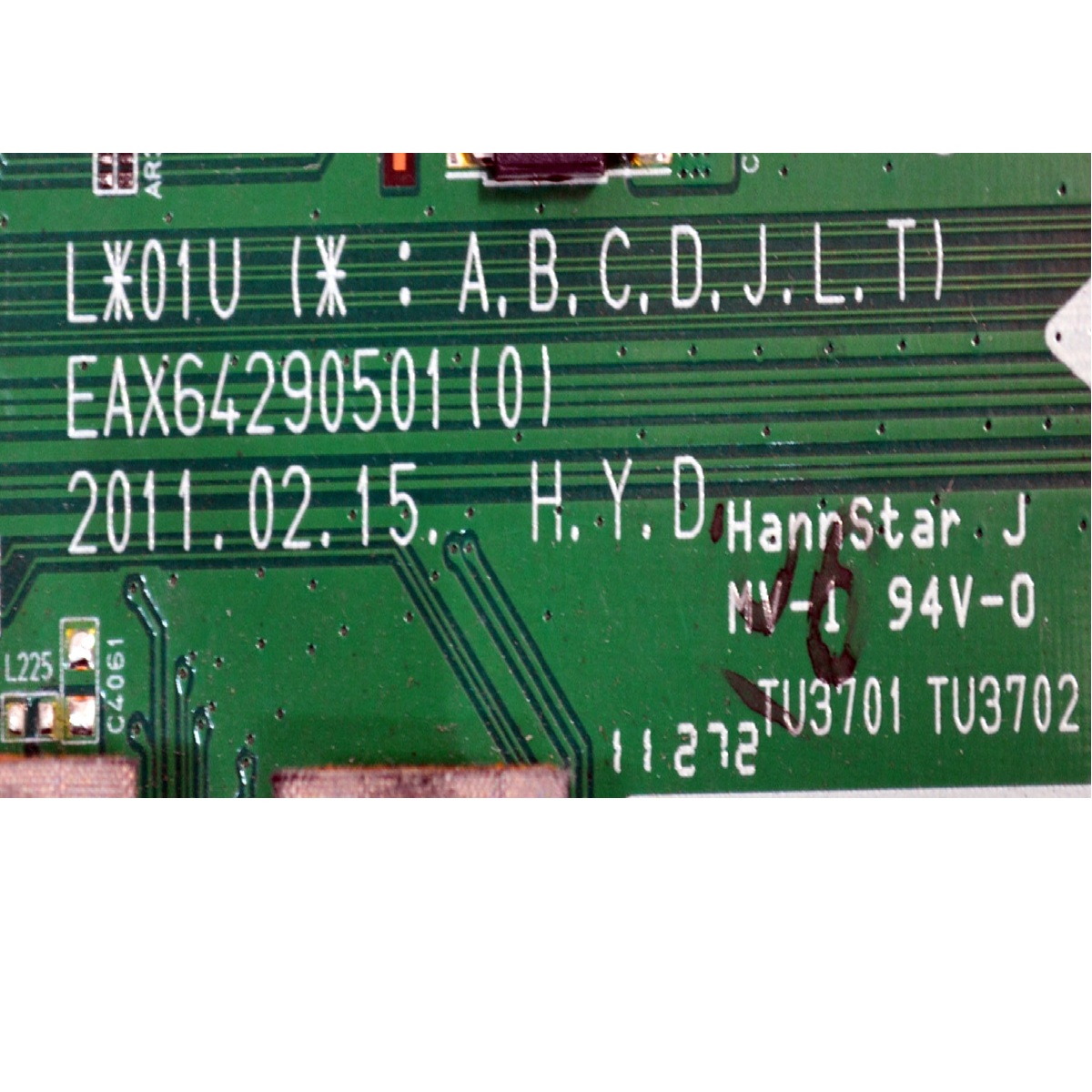 MAIN ORIGINAL PARA TV LG FULL HD / NUMERO DE PARTE AGF76318201 / EAX64290501 / 080004200600 / 18MR000V-003 / PANEL LC420EUN (RD)(V1) / MODELO 42LV3520-UC / 42LV3520-UC.CWMYLH / 42LV3500-UA - Imagen 2