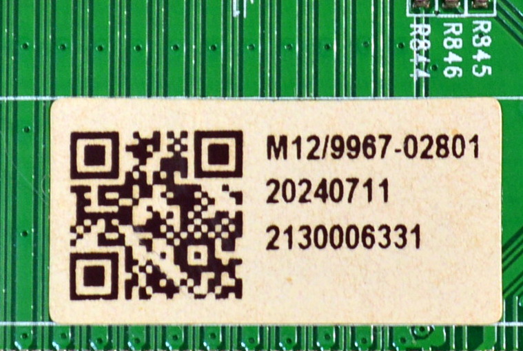 T-CON ORIGINAL PARA TV ONN / NUMERO DE PARTE TV75A0-ZC26-01 / 513C75A0M12 / TV75A0-ZC26-01(A) / 303C75A0231 / M12/9967-02801 / 2130006331 / DISPLAY JR645R3HB1K / MODELO 100012587 65" - Imagen 2