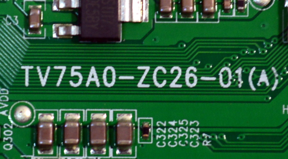 T-CON ORIGINAL PARA TV ONN / NUMERO DE PARTE TV75A0-ZC26-01 / 513C75A0M12 / TV75A0-ZC26-01(A) / 303C75A0231 / M12/9967-02801 / 2130006331 / DISPLAY JR645R3HB1K / MODELO 100012587 65" - Imagen 3
