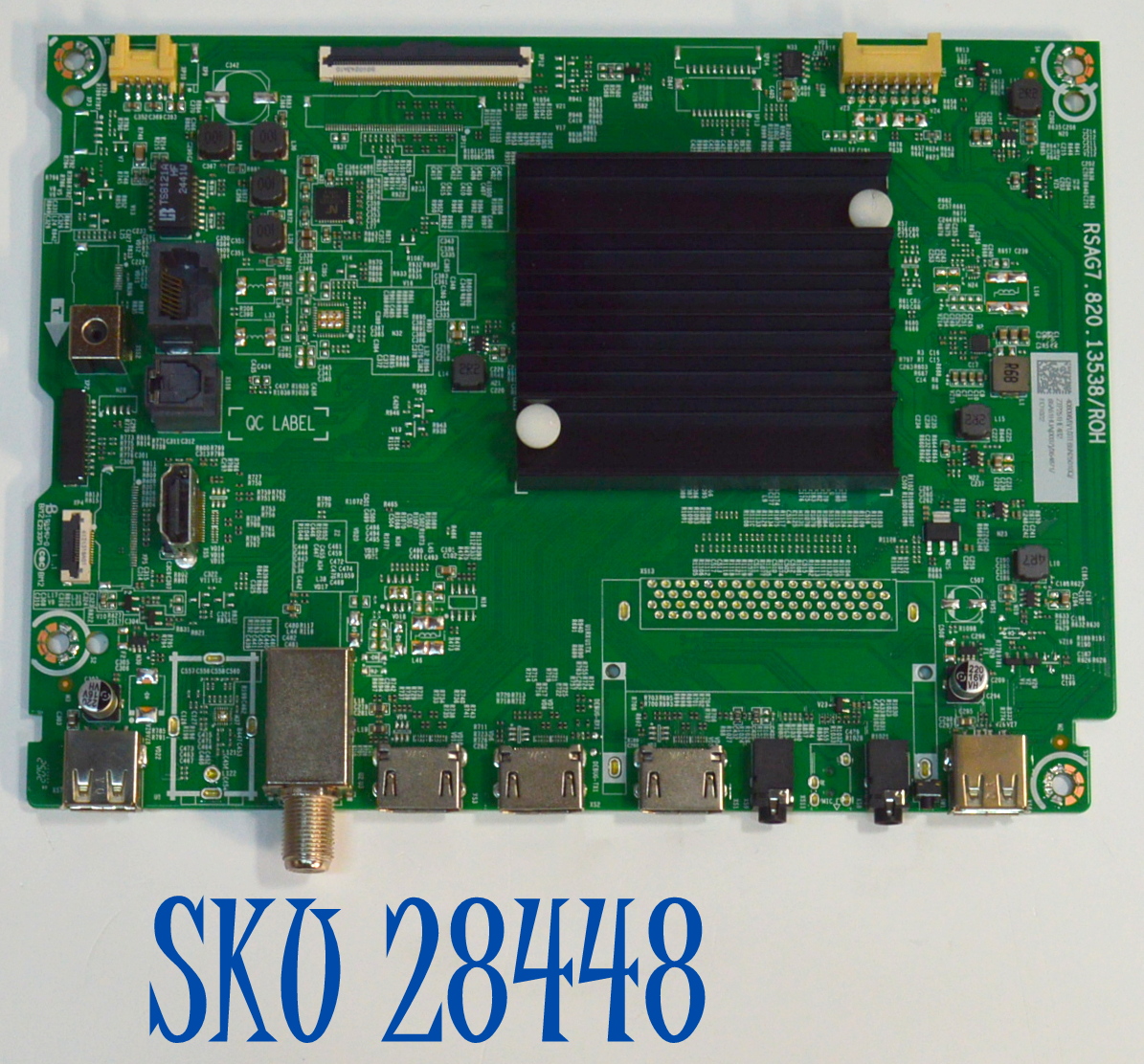 MAIN ORIGINAL PARA TV HISENSE QLED 4K UHD HDR GOOGLE TV / NUMERO DE PARTE 406098 / RSAG7-820.13538/ROH / 65A51HUA(0037) / 354871 / N25010Q / PANEL HD650H1U51-T0LHB6 / DISPLAY T650QVN07.5 / MODELO 65QD6N / 65QD6N 65A51HUA
