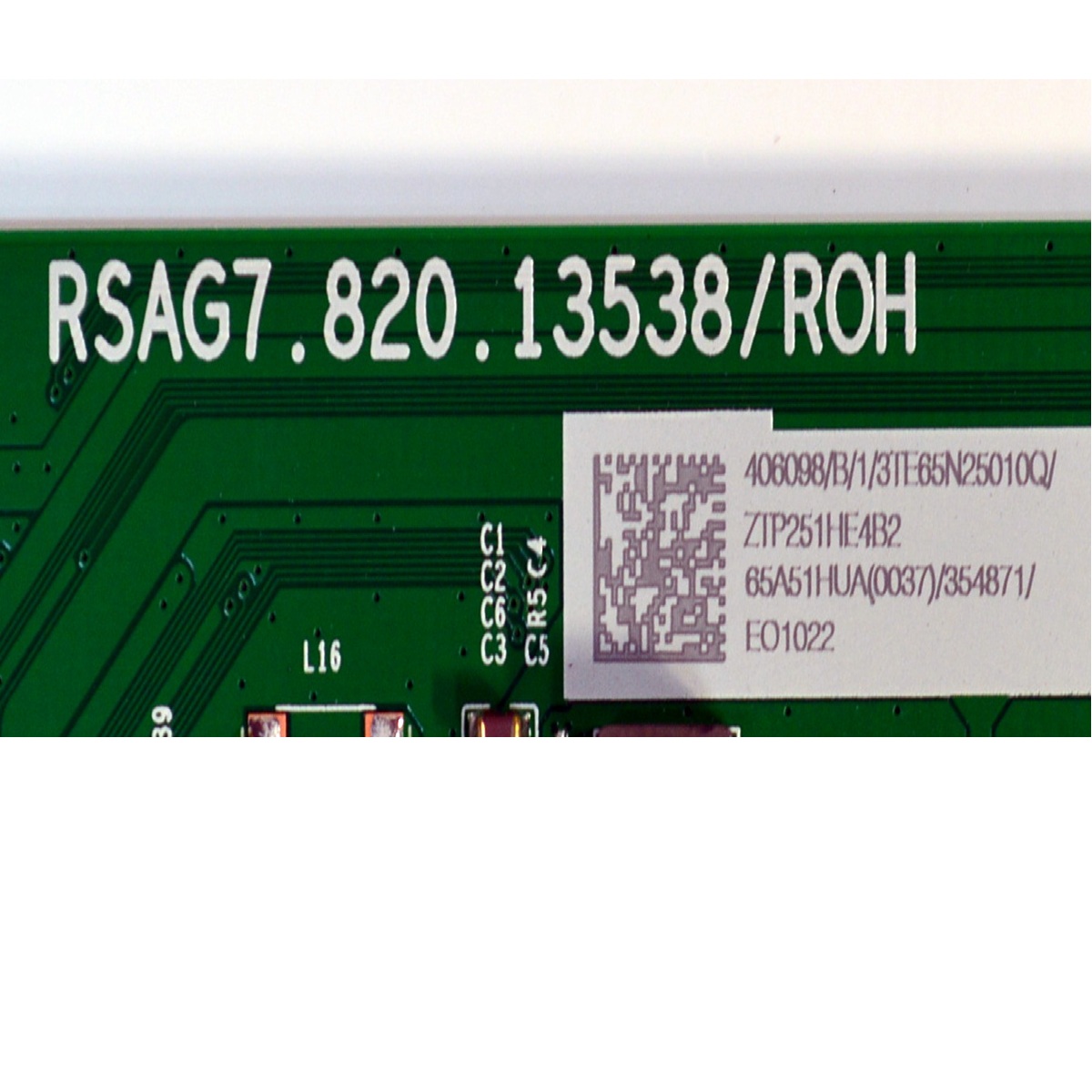 MAIN ORIGINAL PARA TV HISENSE QLED 4K UHD HDR GOOGLE TV / NUMERO DE PARTE 406098 / RSAG7-820.13538/ROH / 65A51HUA(0037) / 354871 / N25010Q / PANEL HD650H1U51-T0LHB6 / DISPLAY T650QVN07.5 / MODELO 65QD6N / 65QD6N 65A51HUA - Imagen 2