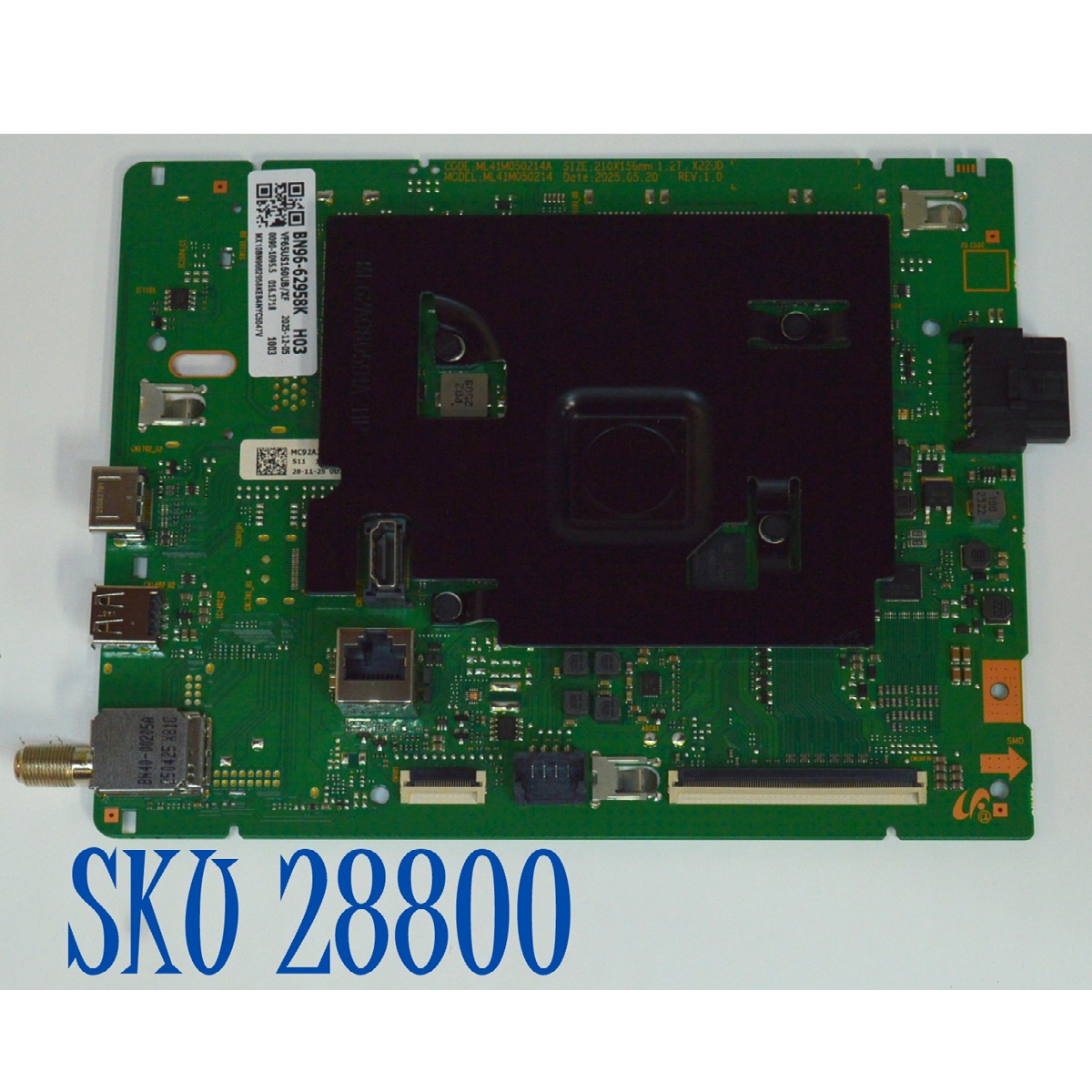 MAIN ORIGINAL PARA TV SAMSUNG 4K UHD HDR SMART TV / NUMERO DE PARTE BN96-62958K / ML41M050214A / ML41M050214A / BN9662958K / PANEL CY-BF065HGHV7H / DIPLAY ST6451D06-9 / MODELO UN65U7900FDXZA / UN65U7900FDXZA CF14