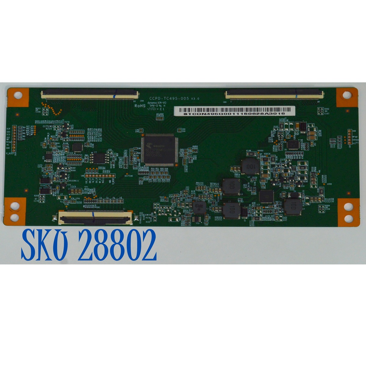 T-CON ORIGINAL PARA TV WESTINGHOUSE / NUMERO DE PARTE STCON495G001 / CCPD-TC495-005 V3.0 / STCON495G00111 / DISPLAY CC500PV1D / MODELO WR50UT4009