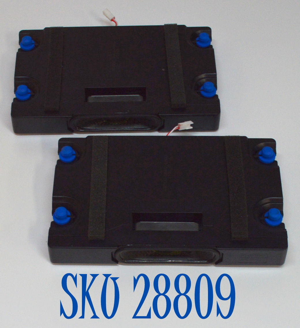 KIT DE BOCINAS ORIGINAL PARA TV HISENSE 2 PIEZAS / NUMERO DE PARTE VIT25230 / VIT25230-18W6-01\ROH / Y322-F1 / MODELO 65U6QV