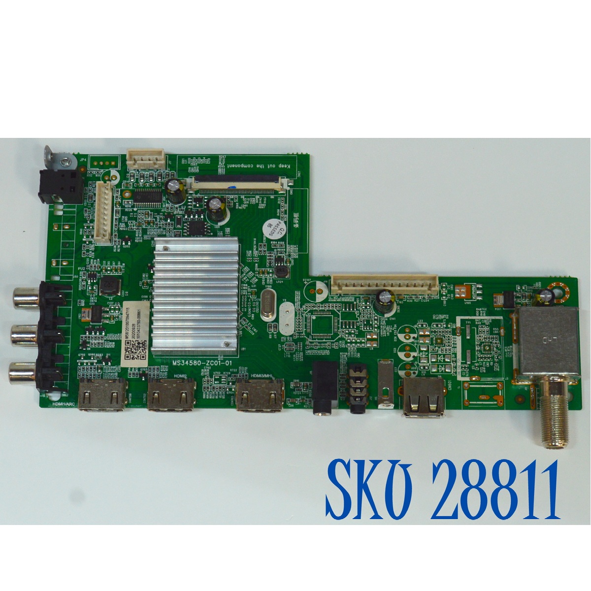 MAIN ORIGINAL PARA TV JVC 4K UHD / NUMERO DE PARTE MS34580-ZC01-01 / 515C34580M58 / M58/2010070947/15 / 1010433760-00861 / PANEL CC500PV7D / DISPLAY CC500PV7D / MODELO LT-50MAW500