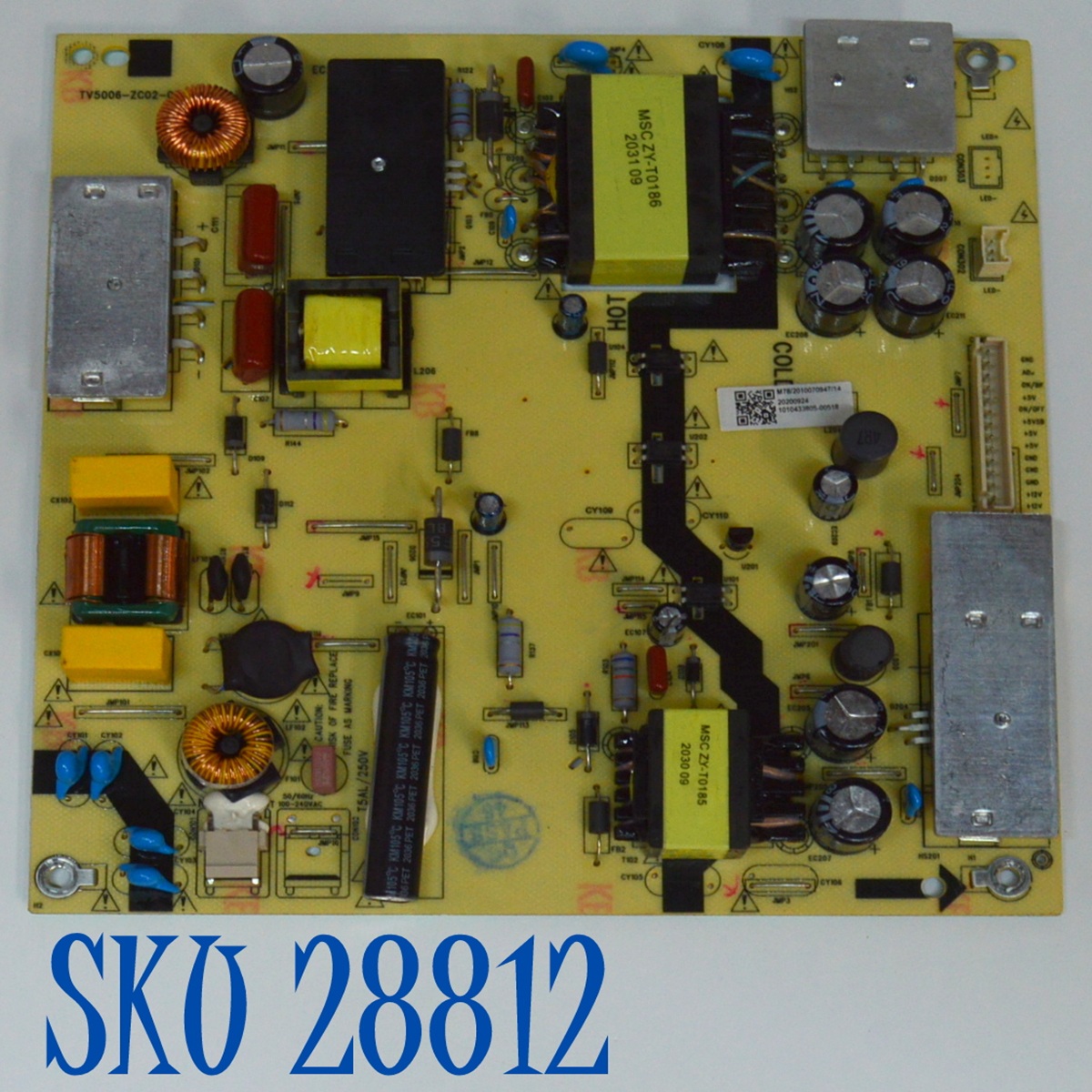 FUENTE DE PODER ORIGINAL PARA TV JVC / NUMERO DE PARTE TV5006-ZC02-02 / 514C5006M78 / M78/2010070947/14 / 1010433805-00518 / PANEL CC500PV7D / DISPLAY CC500PV7D / MODELO LT-50MAW500