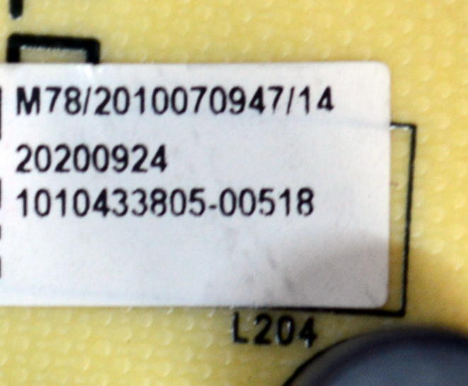 FUENTE DE PODER ORIGINAL PARA TV JVC / NUMERO DE PARTE TV5006-ZC02-02 / 514C5006M78 / M78/2010070947/14 / 1010433805-00518 / PANEL CC500PV7D / DISPLAY CC500PV7D / MODELO LT-50MAW500 - Imagen 3