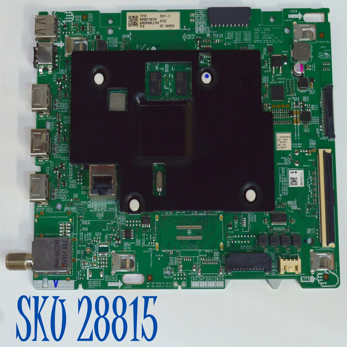 MAIN ORIGINAL PARA TV SAMSUNG 4K UHD HDR SMART TV / NUMERO DE PARTE BN96-57567M / K150C-018A / BN9657567M / PANEL CY-BC055HGXV7H / MODELO UN55CU7000FXZX / UN55CU7000FXZX WR03