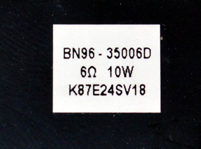 KIT DE BOCINAS ORIGINAL PARA TV SAMSUNG 2 PIEZAS / NUMERO DE PARTE BN96-35006D / K87E24SV18 / BN9635006D / MODELO UN75MU6300FXZA - Imagen 2