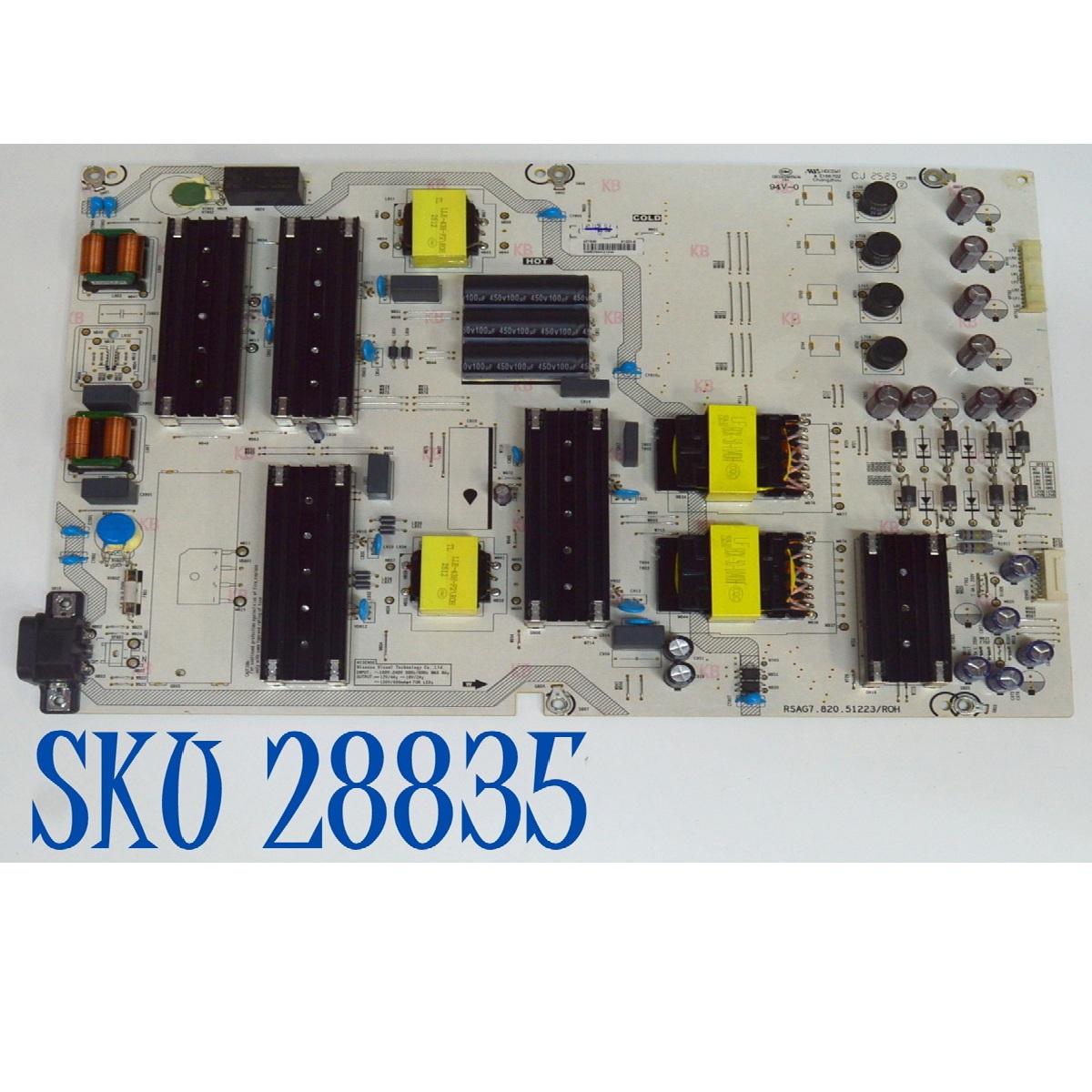 FUENTE DE PODER ORIGINAL PARA TV HISENSE / NUMERO DE PARTE 421940 / RSAG7.820.51223/ROH / 51223-E / HDCEM1 / CQC13134095636 / PANEL HD850H1U51-TBLFB1\ROH / DISPLAY T850QVN03.4 / MODELO 85QD65QV / 85QD65QV 85Q60QUV