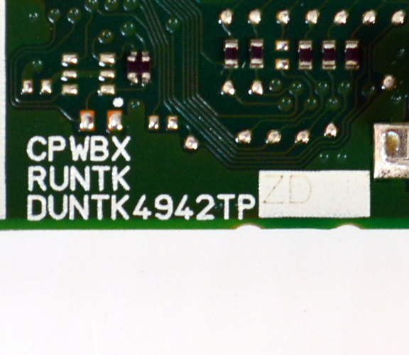 T-CON ORIGINAL PARA TV/MONITOR CISCO TELEPRESENCE / NUMERO DE PARTE DUNTK4942TPZD / RUNTK4942TPZD / CPWBX / 47A05S / MODELO CTS-5K-70-G1 - Imagen 2
