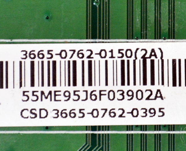 MAIN ORIGINAL PARA TV SUNBRITE TV 4K UHD HDR / NUMERO DE PARTE 3665-0762-0150 / 0171-2272-6972 / 3665-0762-0395 / DISPLAY T650QVN06.3 / MODELO SB-V-65-4KHDR - Imagen 3