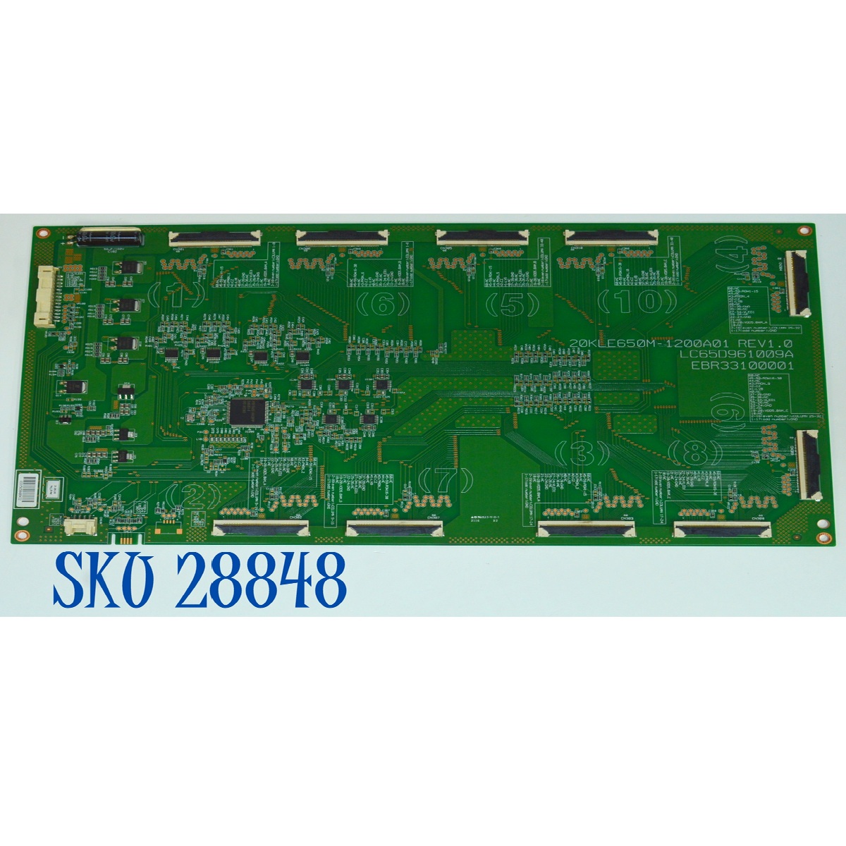 LED DRIVER ORIGINAL PARA TV LG / NUMERO DE PARTE EBR33100001 / LC65D961009A / 20KLE650M-1200A01 REV1.0 / PANEL HC650MQB-ABDA1-2141 / MODELO 65QNED99UPA / 65QNED99UPA.AUSYLJR