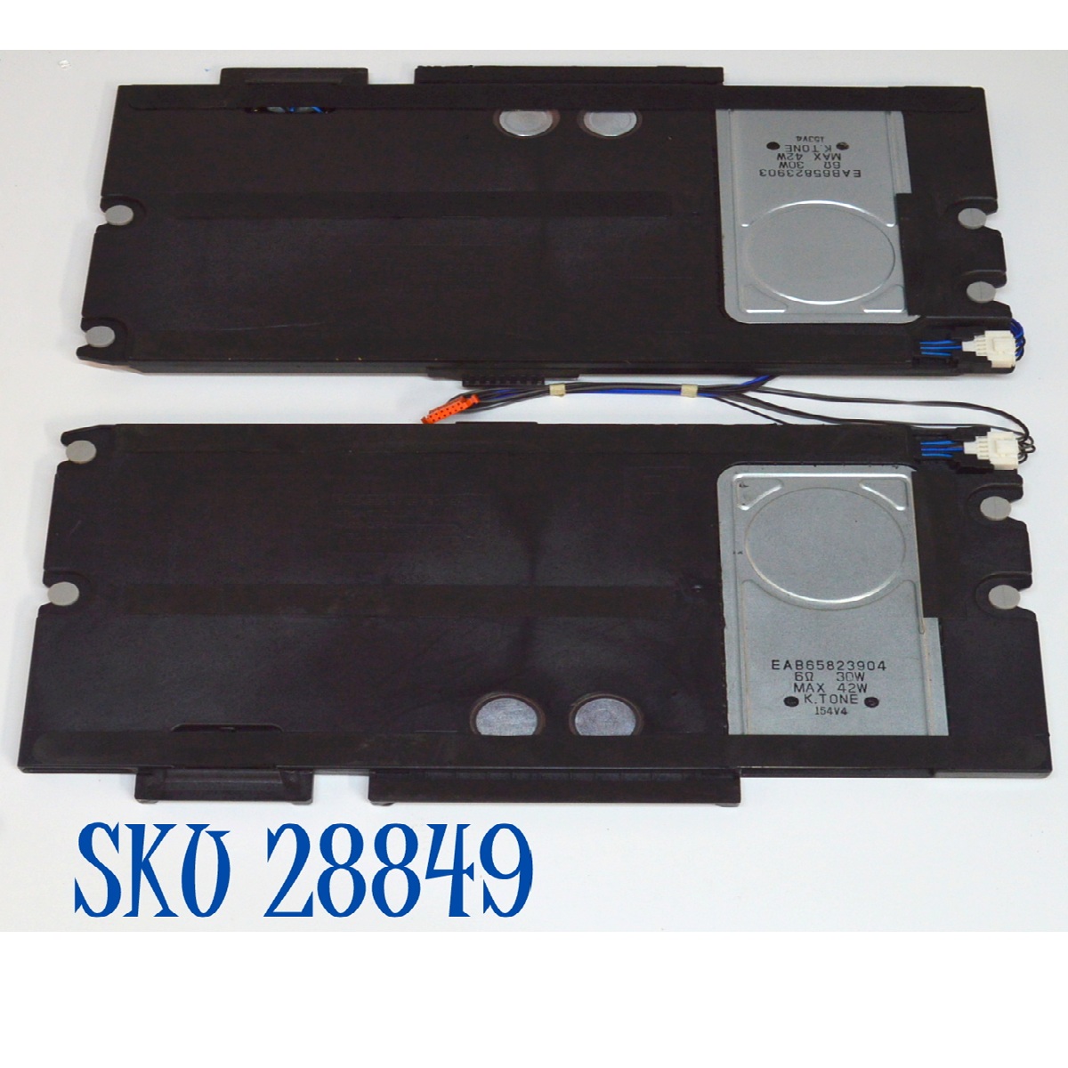KIT DE BOCINAS ORIGINAL PARA TV LG 2 PIEZAS / NUMERO DE PARTE EAB65823904 / EAB65823903 / 65QNED99/95/90/85 / ABS-GF20 / ABSGF20FR / MODELO 65QNED99UPA / 65QNED99UPA.AUSYLJR