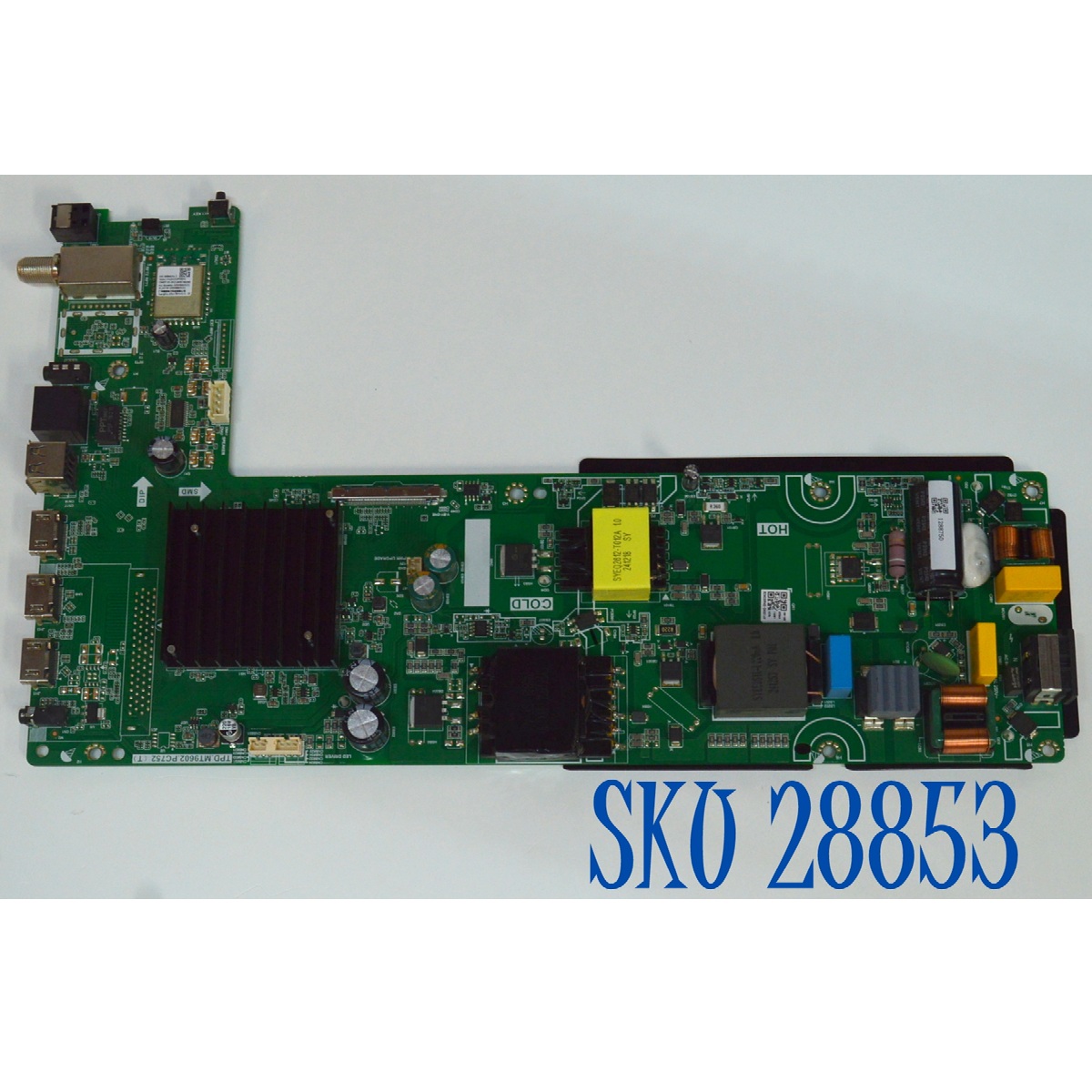 MAIN FUENTE COMBO ORIGINAL PARA TV EVL 4K UHD VIDAA / NUMERO DE PARTE 407437 / TPD.MT9602.PC752 (T) / SZCH2402-049 / 1288750 / B24030945 / DISPLAY PT650GS03-1 / MODELO 65EVLS4