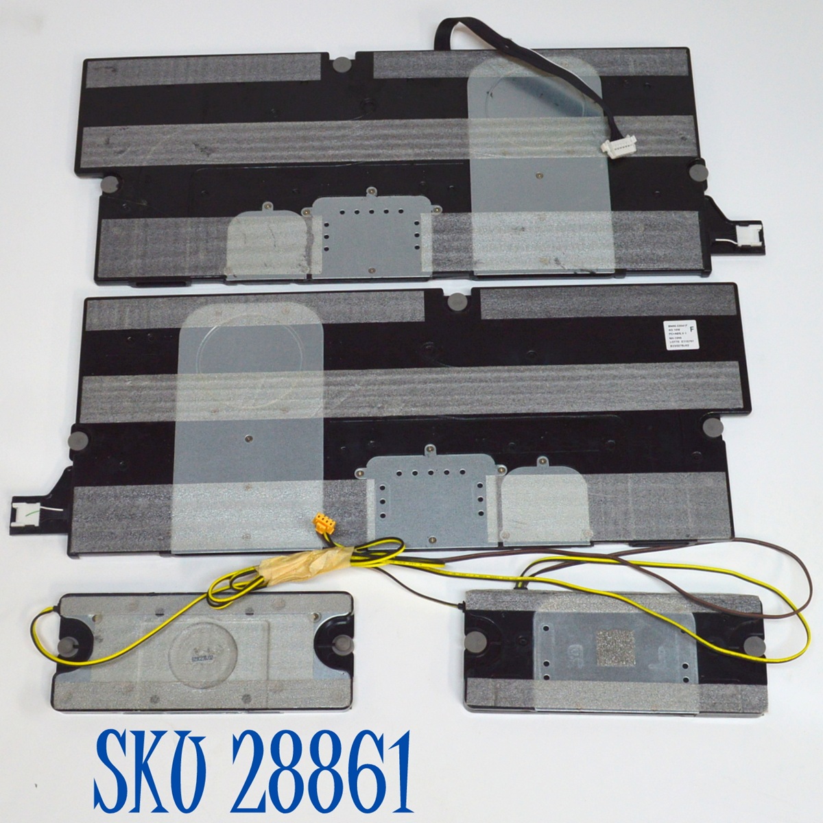 KIT DE BOCINAS ORIGINAL PARA TV SAMSUNG 4 PIEZAS / NUMERO DE PARTE BN96-53041F / B23C23BJ02 / B23G27BJ02 / BN9653041F / MODELO QN85QN85CDFXZA