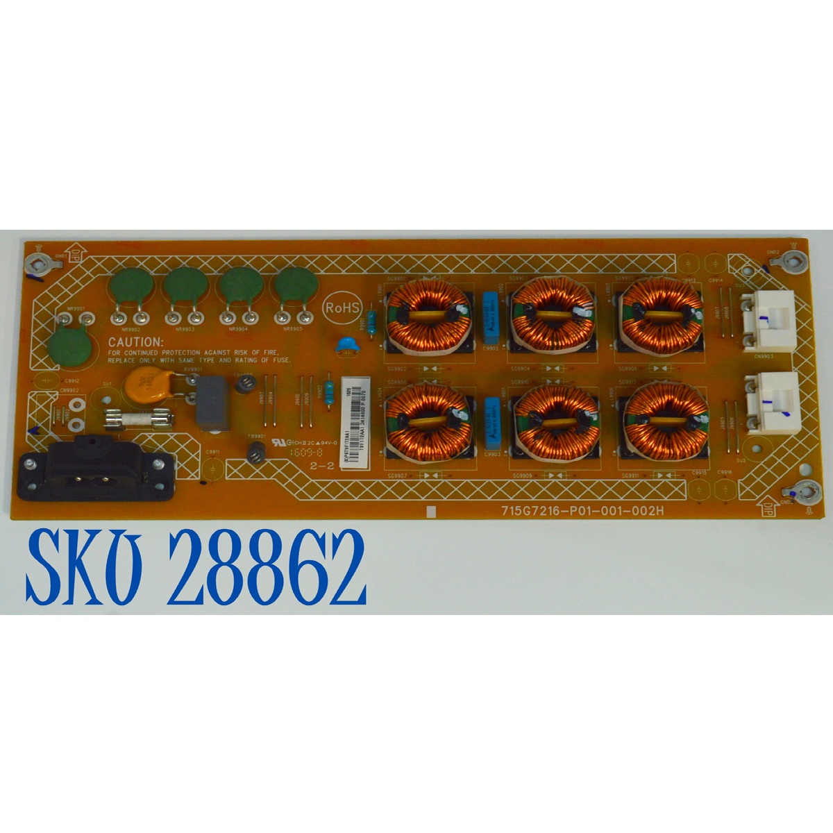 SUB FUENTE DE PODER ORIGINAL PARA TV VIZIO / NUMERO DE PARTE PSTVF1T2AA1 / 715G7216-P01-001-002H / TVF1T2AA1 / (X)PSTVF1T2AA1 / PANEL T750QVF02.0 / MODELO P75-C1