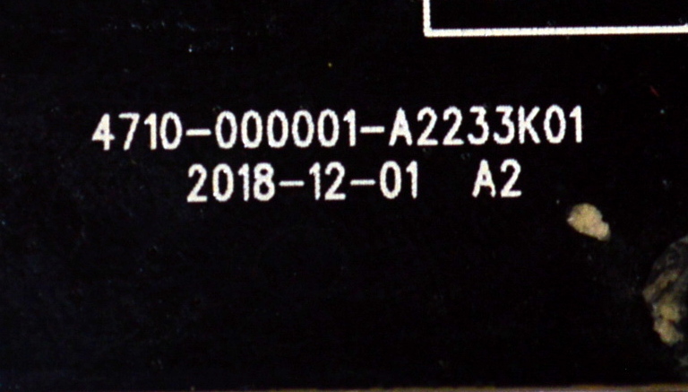 TARJETA ORIGINAL DE CONEXION/PLACA DE ACOPLAMIENTO TOUCHVIEW / NUMERO DE PARTE 9045-1100PS / 9045-1100PS-00002041 / P0Q20070152 / 4710-000001-A2233K01 / PANEL K650WDG1 / DISPLAY LC650EQQ (SM)(A3) / MODELO TVULTRA65 - Imagen 3
