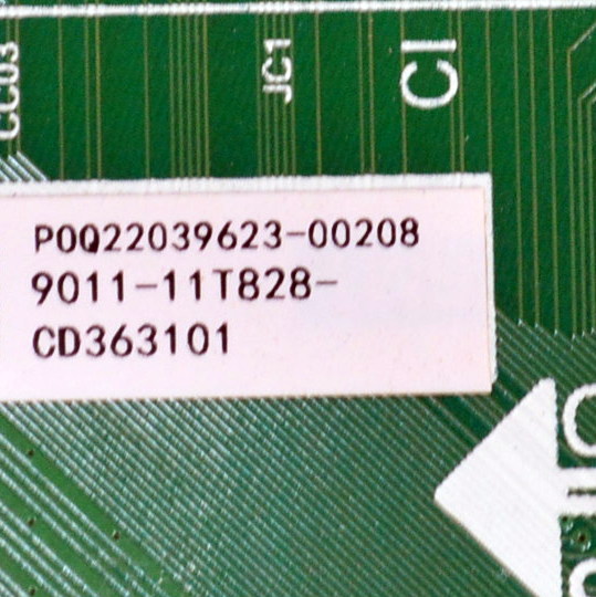 MAIN ORIGINAL PARA TV LED TV / NUMERO DE PARTE 9011-11T828-CD363101 / 3683T8B / 4704-3683T8-A3233X01 / P0Q22039623 / PANEL K550WDF / DISPLAY HV550QUB-F70 / MODELO ITC-LED-55 - Imagen 2
