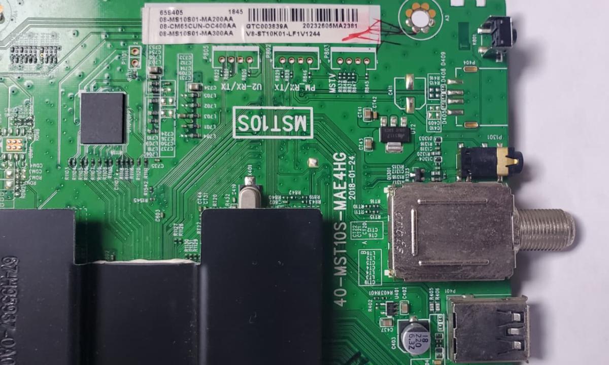 MAIN ORIGINAL PARA TCL TV ROKU / NUMERO DE PARTE 08-CM65CUN-OC400AA /  08-MS10S01-MA200AA / 08-MS10S01-MA200AA /   40-MST10S-MAE4HG / MST10S /  NUMERO DE PANEL 65" / MARCA TCL / MODELO 65S405 - Imagen 2