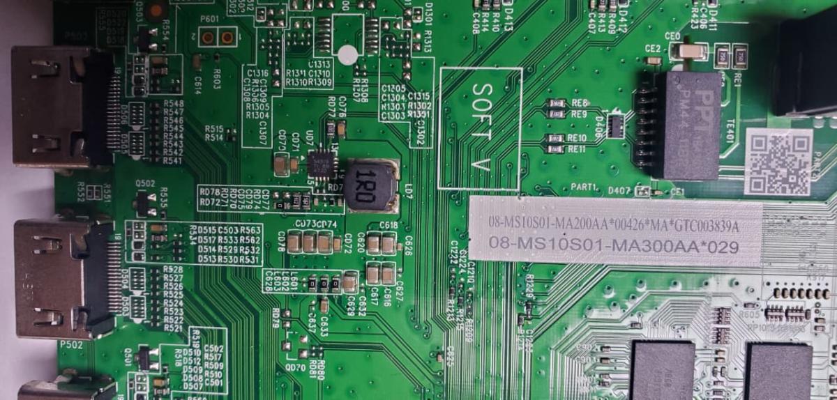 MAIN ORIGINAL PARA TCL TV ROKU / NUMERO DE PARTE 08-CM65CUN-OC400AA /  08-MS10S01-MA200AA / 08-MS10S01-MA200AA /   40-MST10S-MAE4HG / MST10S /  NUMERO DE PANEL 65" / MARCA TCL / MODELO 65S405 - Imagen 3