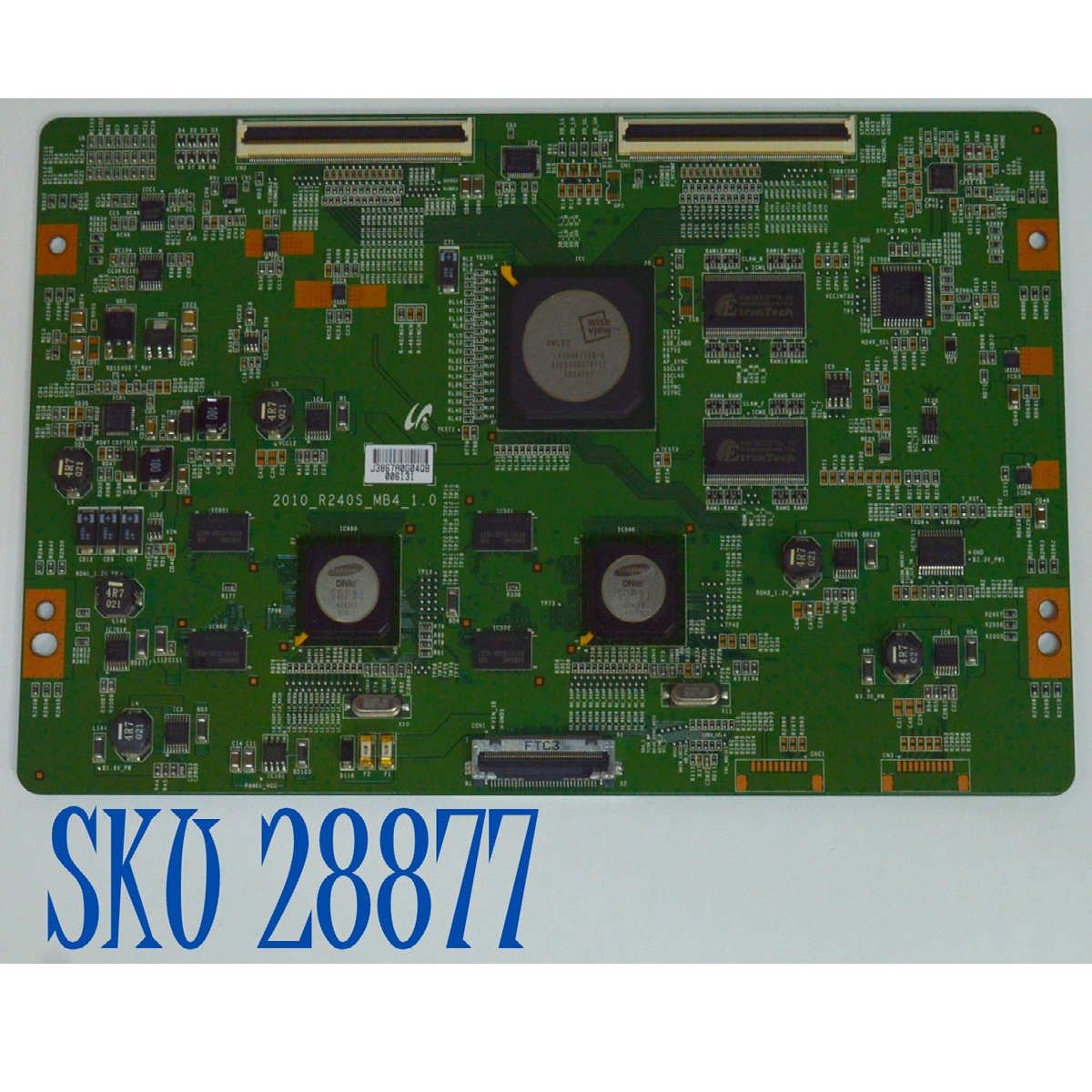 T-CON ORIGINAL PARA TV SAMSUNG / NUMERO DE PARTE LJ94-3867A / 2010_R240S_MB4_1.0 / 3867A / PANEL LTF400HQ02 / MODELO UN40C7000WFXZA / UN40C7000WFXZA SQ01