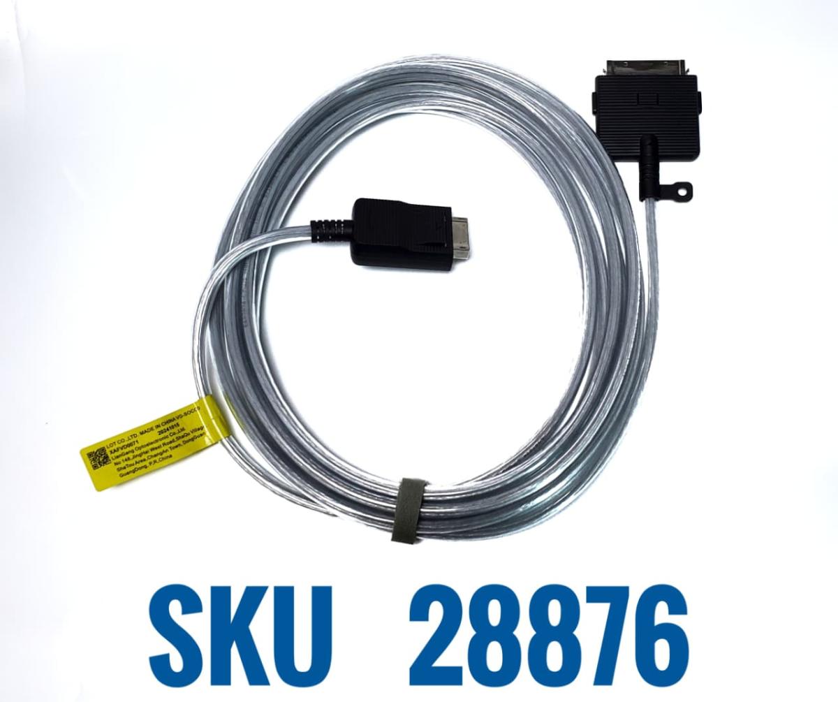 CABLE PARA ONE CONNECT SAMSUNG NUMERO DE PARTE  VG-SOCC05 / E487874 /E487874 /AWM/ 22263/ 60C 150V dc 5/18AWG FT1/FT2 VW-1 / MARCA SAMSUNG /MODELOS QE55S95CATXXU / QE65S95CAT / QE77S95CAT / / QE65S95CAW / S90DAEXXU /QE77S90DAEXXU