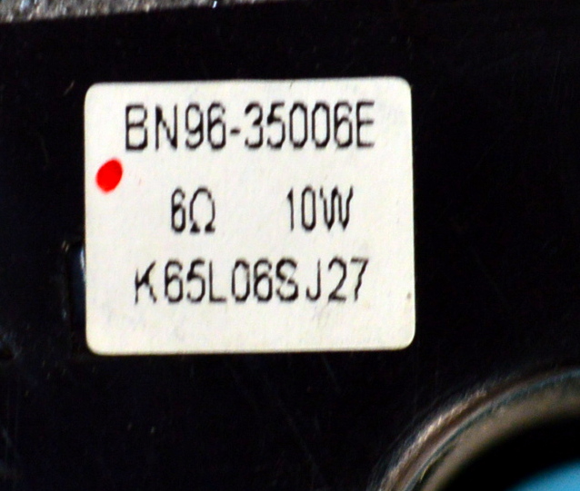 KIT DE BOCINAS ORIGINAL PARA TV SAMSUNG 2 PIEZAS / NUMERO DE PARTE BN96-35006E / K65L06SJ27 / BN9635006E / MODELO UN55JS7000FXZA - Imagen 2