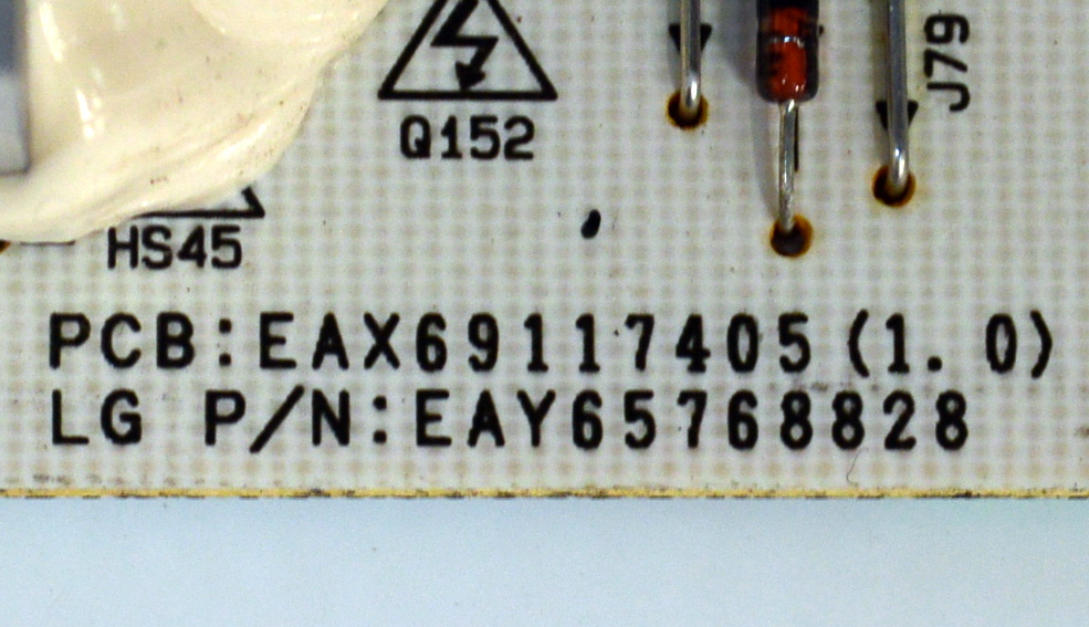 FUENTE DE PODER ORIGINAL PARA TV LG / NUMERO DE PARTE EAY65768828 / EAX69117405 / EAX69117405 (1.0) / EPCA26CC1B / 65768828 / 3PCR03067C / LGP48CX-20OP / PANEL AC480AQL / MODELO OLED48C2AUA / OLED48C2AUA.DUSQLJR - Imagen 2