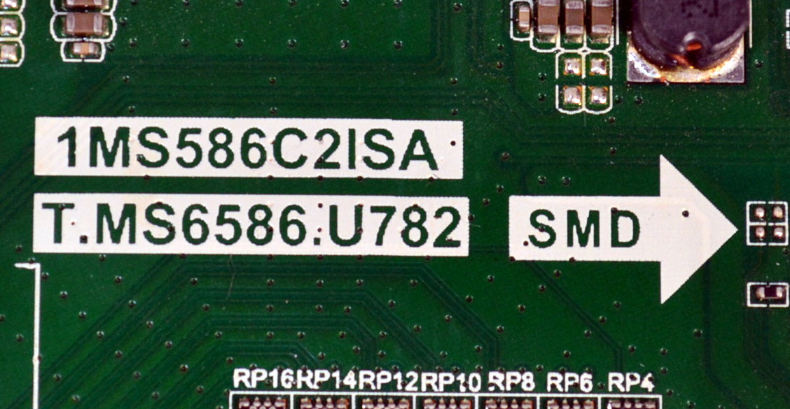 MAIN ORIGINAL PARA TV EVL 4K UHD VIDAA / NUMERO DE PARTE SVS568TA09-MA200CK / T.MS6586.U782 / 1MS586C2ISA / V8-MS86ANA-LF1V133 / DISPLAY LC550EGY (SK)(M3) / MODELO 55EVLS4 - Imagen 2