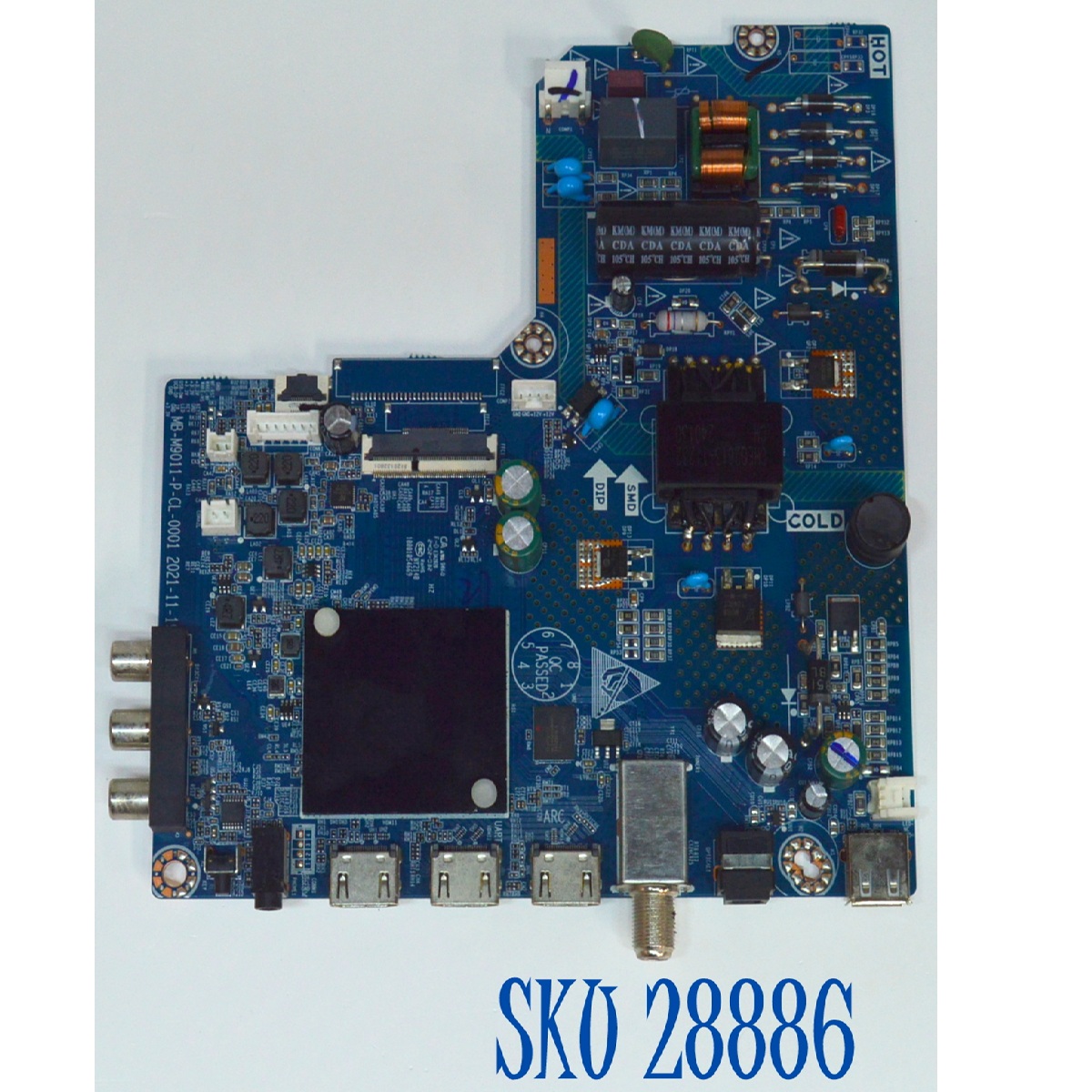 MAIN FUENTE COMBO ORIGINAL PARA TV DAEWOO FULL HD ROKU TV / NUMERO DE PARTE MB-M9011-P-CL-0001 / MBA-RKM9011-FC-A0004 / 10001054669 / 31W31AR / PANEL C400Y21-G5 / DISPLAY V400HJB-P03 / MODELO DAW40FR