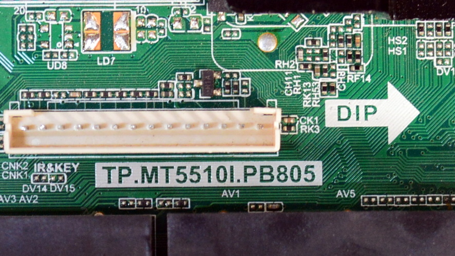 MAIN FUENTE COMBO ORIGINAL PARA TV QUARONI FULL HD ANDROID / NUMERO DE PARTE TP.MT5510I.PB805 / N19071654 / PT430CT02-1 / DISPLAY PT430CT02-1 / MODELO Q43DFHDS8-Q - Imagen 2