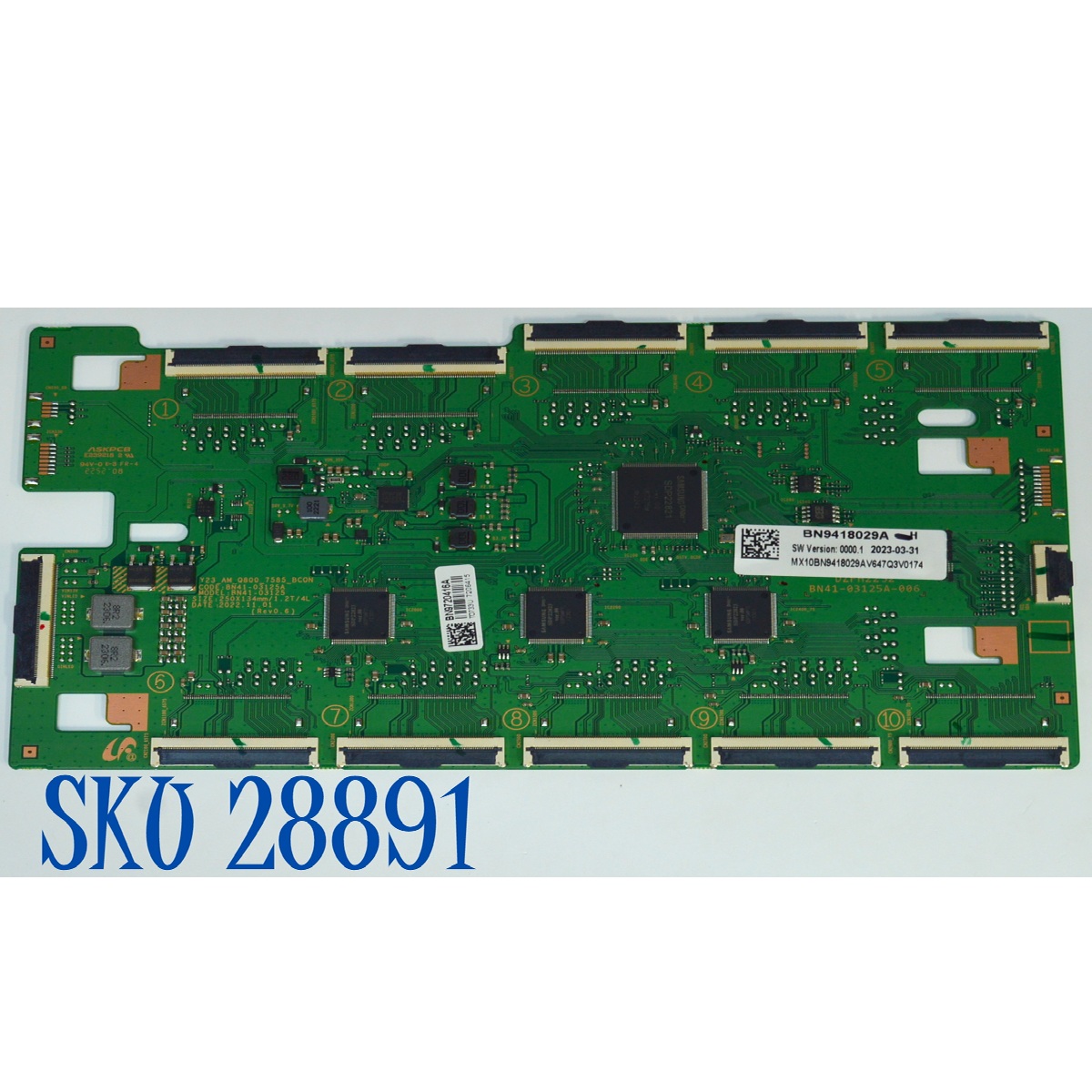 LED DRIVER ORIGINAL PARA TV SAMSUNG / NUMERO DE PARTE BN94-18029A / BN41-03125A / BN41-03125A-006 / DZFH2232 / BN97-20416A / PANEL CY-TC085JMEV1H / DISPLAY HV850SUB-S1A / MODELO QN85QN850CFXZA / QN85QN850CFXZA BA01