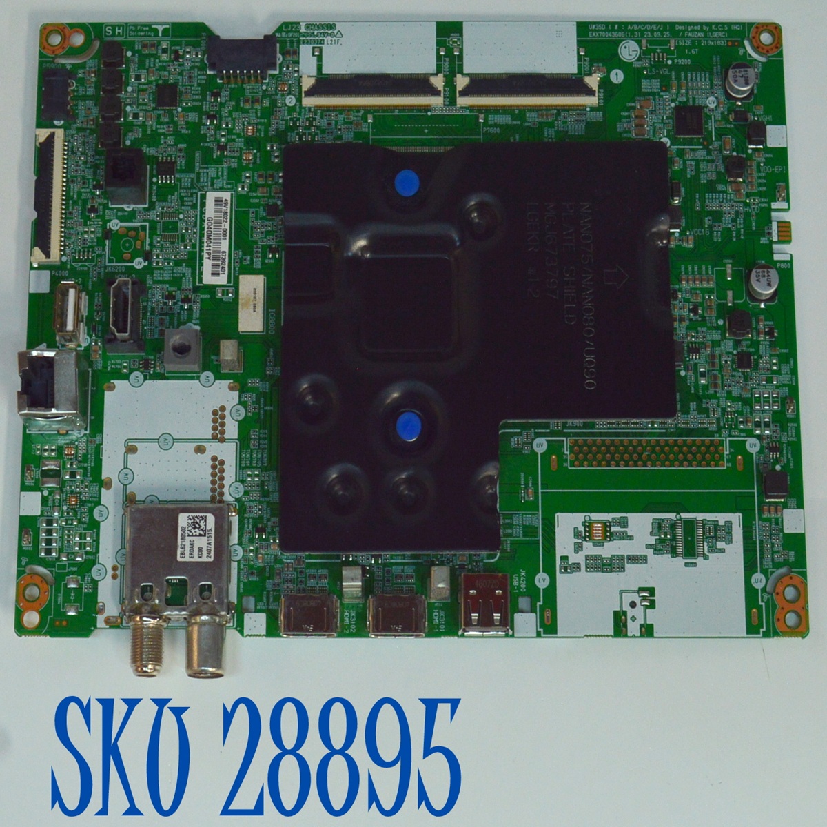 MAIN ORIGINAL PARA TV LG 4K UHD HDR SMART TV / NUMERO DE PARTE EBT67392401 / EAX70043606 / EAX70043606(1.3) / 67392401 / PANEL NC750TQG-ABKHG / DISPLAY HV750QUB-F9E / MODELO 75UR8750PSA / 75UR8750PSA.BWMFLKR