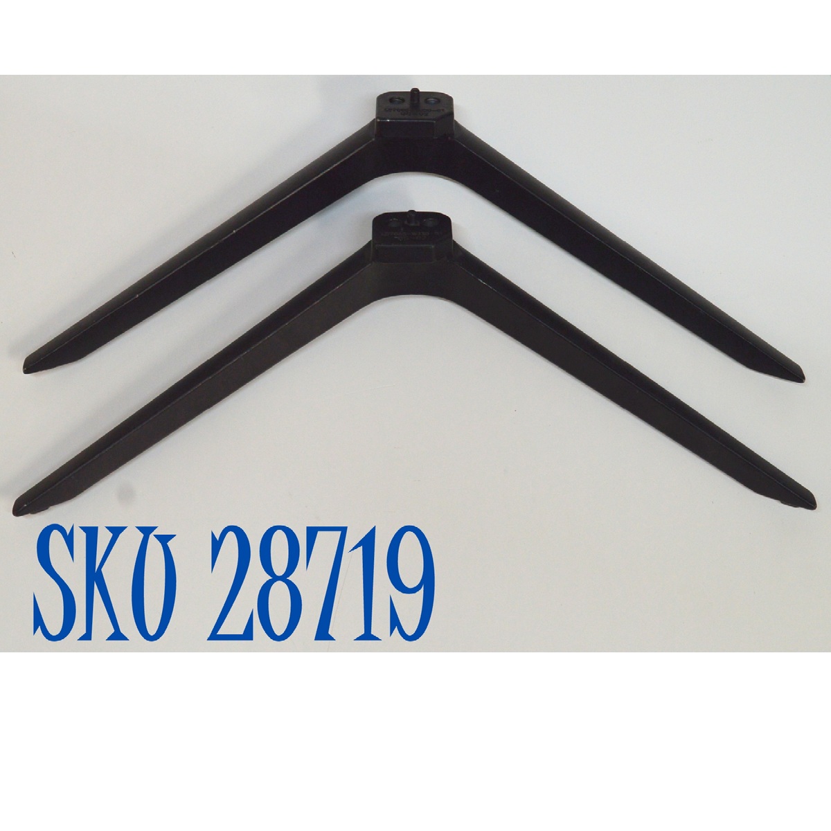 KIT DE BASES DE METAL ORIGINAL PARA TV JVC / ONN / ELEMENT / 2 PIEZAS / NUMERO DE PARTE LD7065 / LD7065-WJ30-01 / MODELO E4AA70R-T / E4SW7019RKU 70" / 100012588 70" / LT-70MAW795