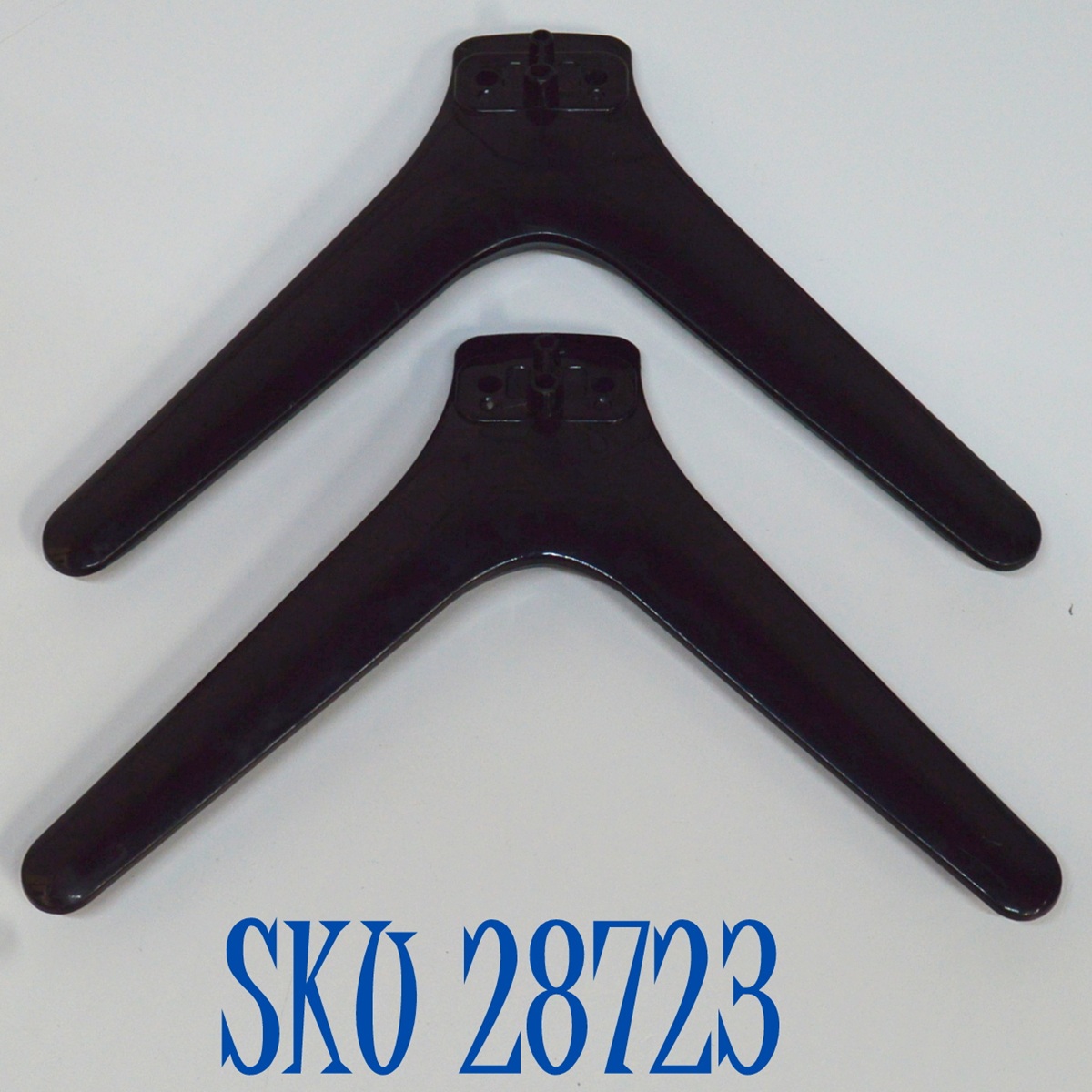 KIT DE BASES ORIGINAL PARA TV HITACHI / ONN / 2 PIEZAS / NUMERO DE PARTE 56-578380 / 56-578380-0 / MODELO 43D33 / 100012585 50"