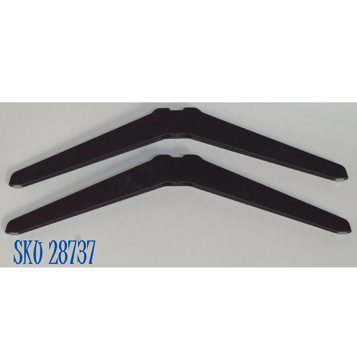KIT DE BASES ORIGINAL PARA TV TCL 2 PIEZAS / NUMERO DE PARTE A00139 / A00139-1 / M03-A00139-01 / QJ-ST01 / 40105-000405 / MODELO 65S450G / 65S546