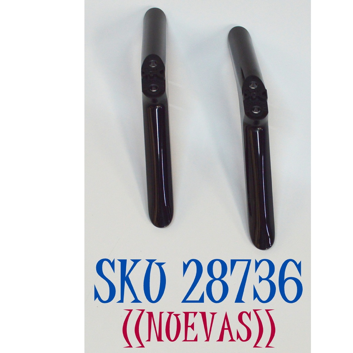 KIT DE BASES ORIGINAL NUEVAS PARA TV PHILIPS / XIAOMI / 2 PIEZAS / NUMERO DE PARTE 56-7437G1 / 56-7437G1-0HAG / 567437G10HA6QG / MODELO 32PFL6573/F7 / L32M6-6AEU / L32M5-5ASP