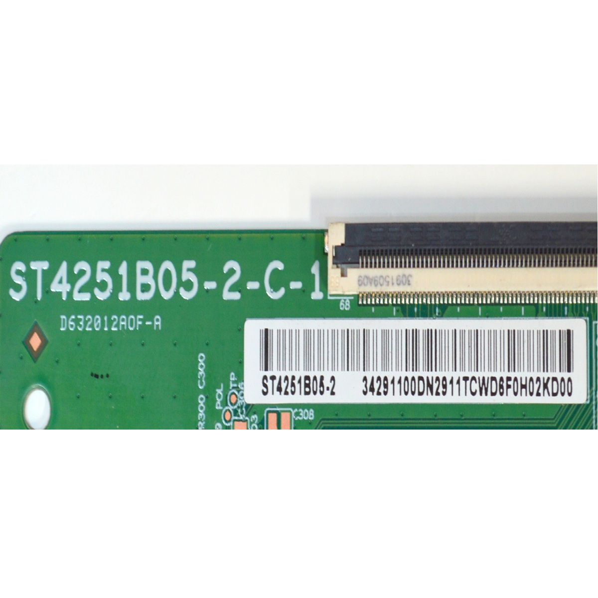 T-CON ORIGINAL PARA TV TCL / NUMERO DE PARTE 34291100DN29 / ST4251B05-2-C-1 / 34291100DN2911T / D632012A0F-A / DISPLAY ST4251B05-2 / MODELO 43" - Imagen 2
