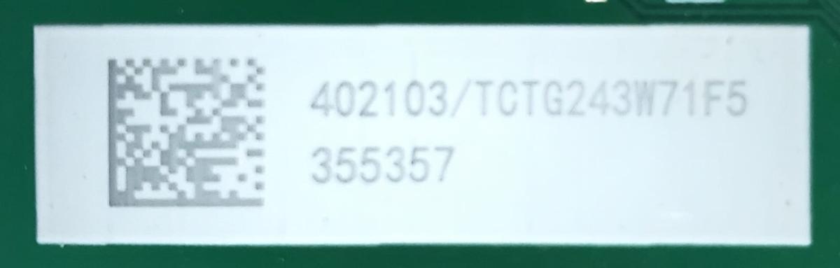 T-CON ORIGINAL PARA TV HISENSE / NUMERO DE PARTE 402103 / RSAG7.820.11133/ROH  VER.A / 355357 /  DISPLAY T500QVN04.1 / PANEL 50" / MARCA HISENSE / MODELOS 50A7N / 50A75N - Imagen 2