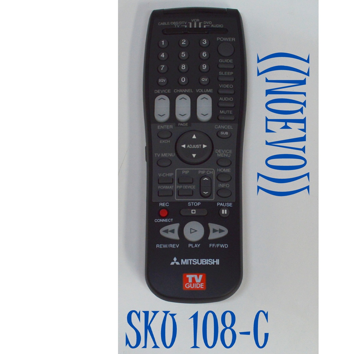 CONTROL REMOTO ORIGINAL NUEVO PARA TV MITSUBISHI / CUENTA CON UNA FUNCION MULTI-SWITCH UNIVERSAL PARA OPERAR TELEVISORES MITSUBISHI Y OTROS DISPOSITIVOS / NUMERO DE PARTE UR64EC276-4 / 290P122A20 / EUR647023 / 290P122020 / 290P116010 / 290P122010