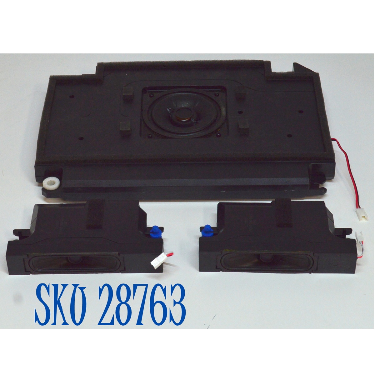 KIT DE BOCINAS ORIGINAL PARA TV HISENSE 3 PIEZAS / NUMERO DE PARTE VIT25150 / VIT25310 / VIT25150-11W6 / VIT25310-25W4 / MODELO 75U65QFC