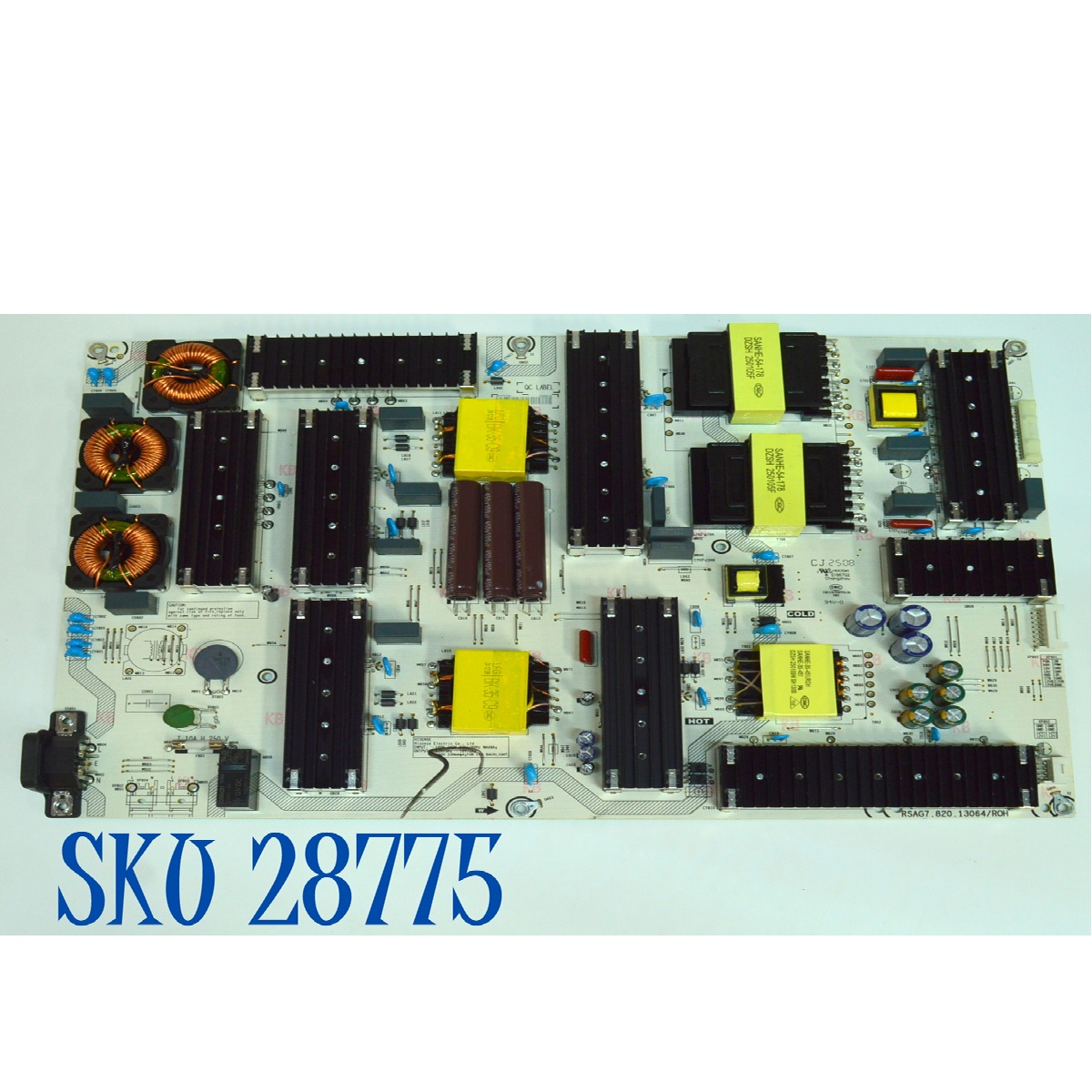 FUENTE DE PODER ORIGINAL PARA TV HISENSE / NUMERO DE PARTE 417173 / RSAG7.820.13064/ROH / 13064-E / CQC13134095636 / HDCEM1 / PANEL HD850H1U51-TBL2\ROH / MODELO 85A6N