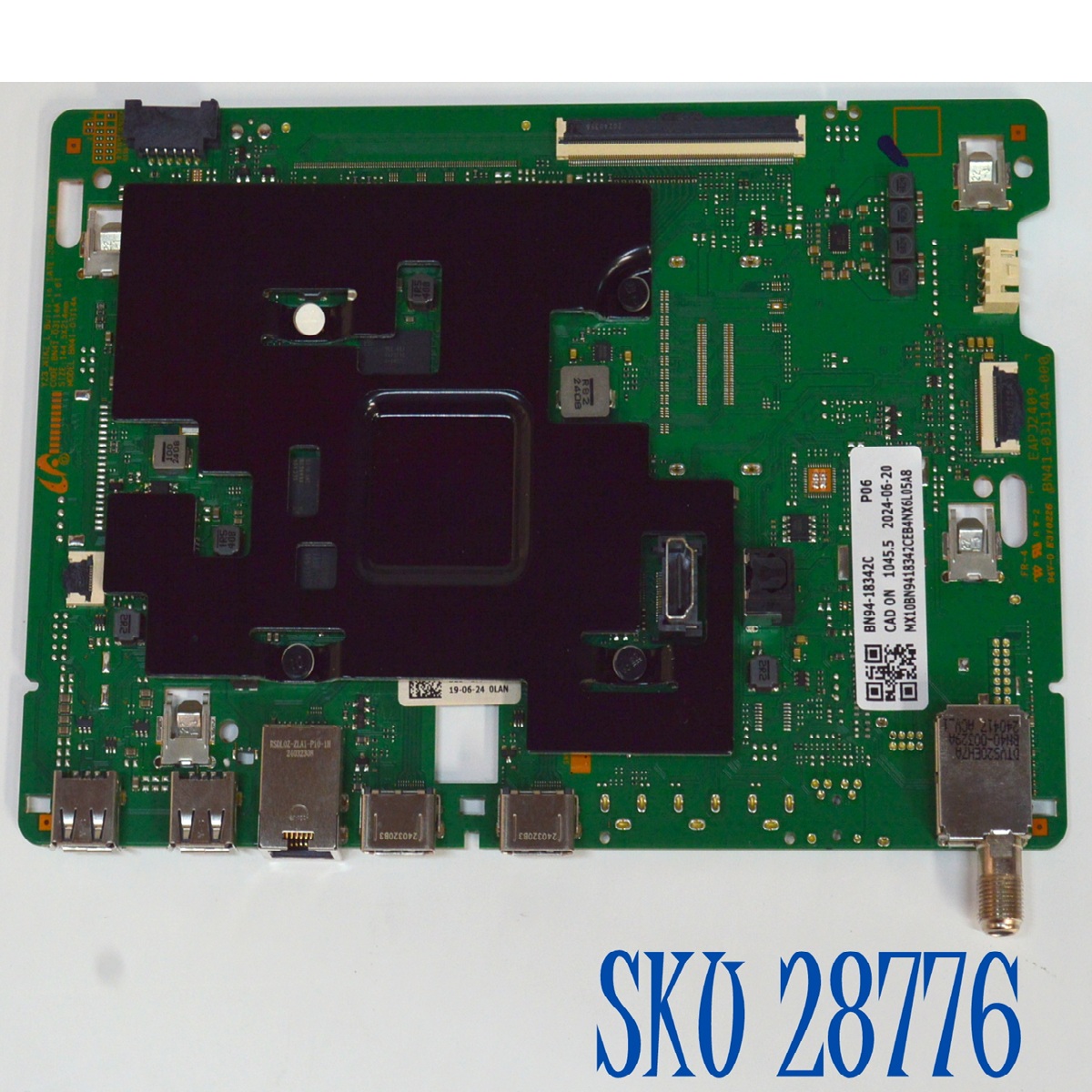 MAIN ORIGINAL PARA TV SAMSUNG QLED 4K UHD HDR SMART TV / NUMERO DE PARTE BN94-18342C / BN41-03114A / BN41-03114 / BN41-03114A-000 / EAPJ2409 / BN97-21174N / BN9418342C / PANEL CY-QD043HGNV2H / DISPLAY V430DJ1-Q01 / MODELO QN43Q65DAFXZA / QN43Q65DAFXZA DB01