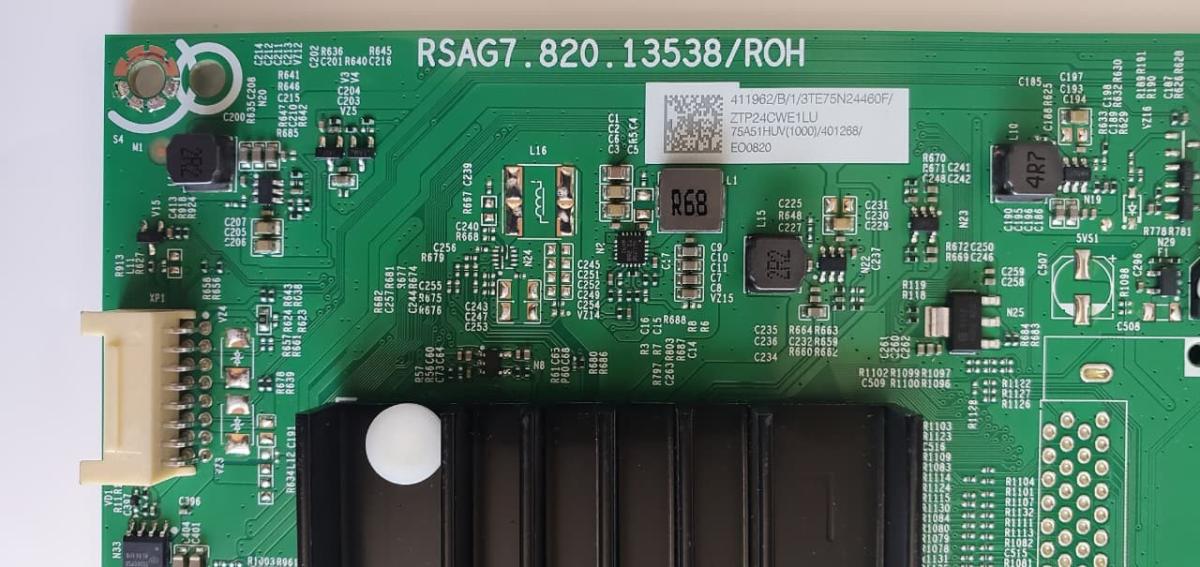 MAIN ORIGINAL PARA TV HISENSE 4K UHD VIDAA / NUMERO DE PARTE 411962 / RSAG7.820.13538/ROH / 75A51HUV(1000) / N24460F / PANEL HD750H1U71-T0L8B1/R / DISPLAY HV750QUB-F92 / MODELO 75A6NV / 75A6NV 75A51HUV - Imagen 2