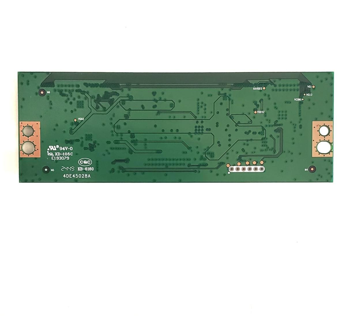 T-CON ORIGINAL PARA TV HISENSE 4K UHD VIDAA 75" NUMERO DE PARTE 405510 / 344996/  RSAG7.820.12360/ROH VER.A /4DE45028A PANEL HD750H1U71-T0L8B1/R / DISPLAY HV750QUB-F92 / MARCA HISENSE / MODELO 75A6NV - Imagen 2