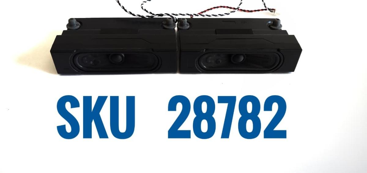 KIT DE BOCINAS ORIGINAL PARA TV VIZIO  57030BU00-3E6-G / 2005291223001/ IEC /10W 6Ω /21 12 25 / MARCA VIZIO / MODELOS M75Q6-J03