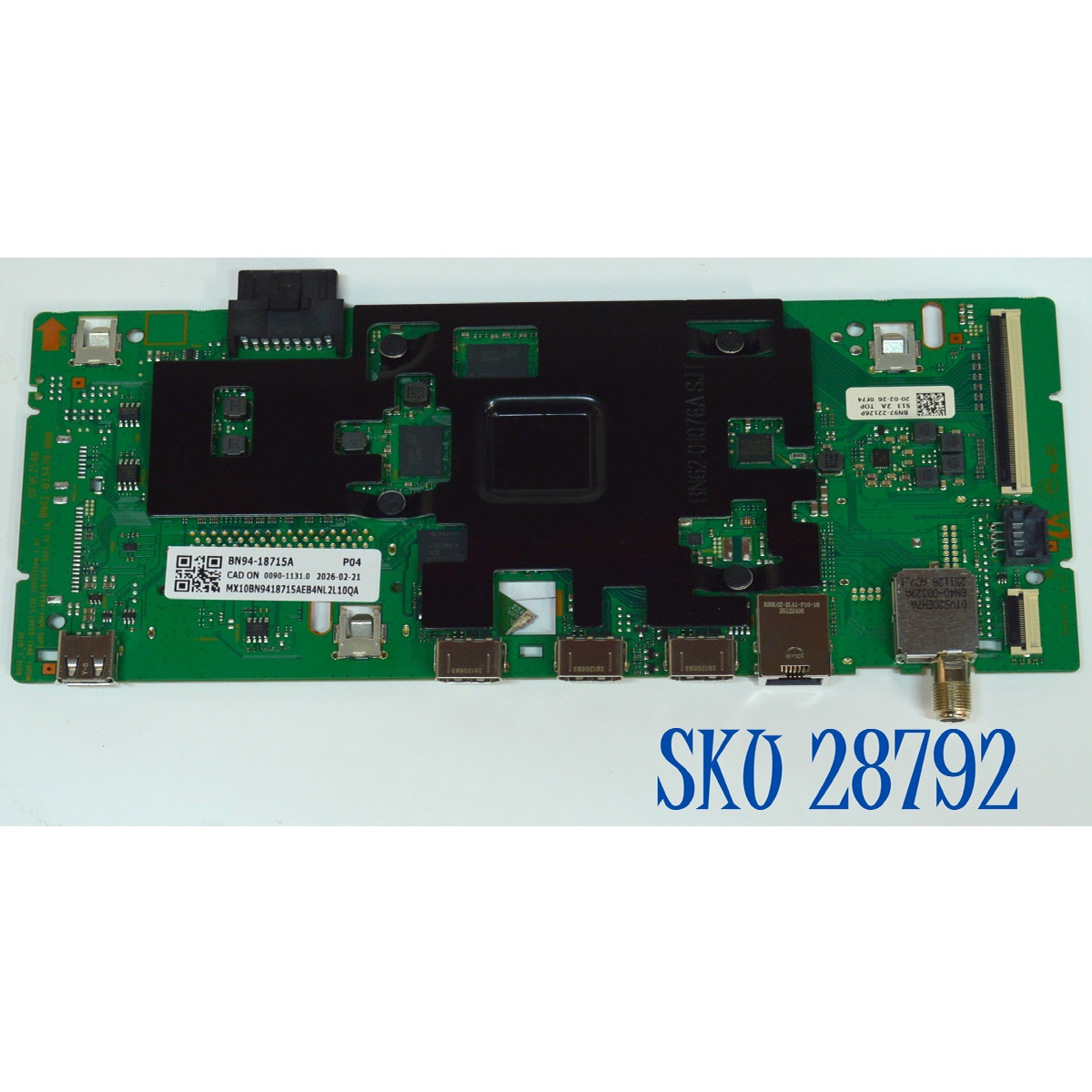 MAIN ORIGINAL PARA TV SAMSUNG QLED 4K UHD HDR SMART TV / NUMERO DE PARTE BN94-18715A / BN41-03347B / BN41-03347 / BN41-03347B-000 / DFVC2548 / BN97-22126P / BN9418715A / DISPLAY PT550GT04-1 / MODELO QN55Q7FDAFXZA / QN55Q7FDAFXZA XA02
